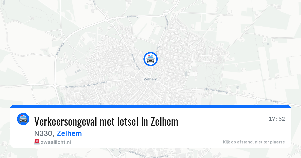 Verkeersongeval met letsel in Zelhem — 2 mei 2026