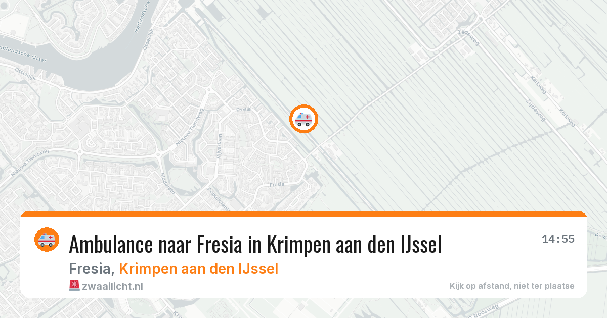 Ambulance naar Fresia in Krimpen aan den IJssel — 21 mei 2026