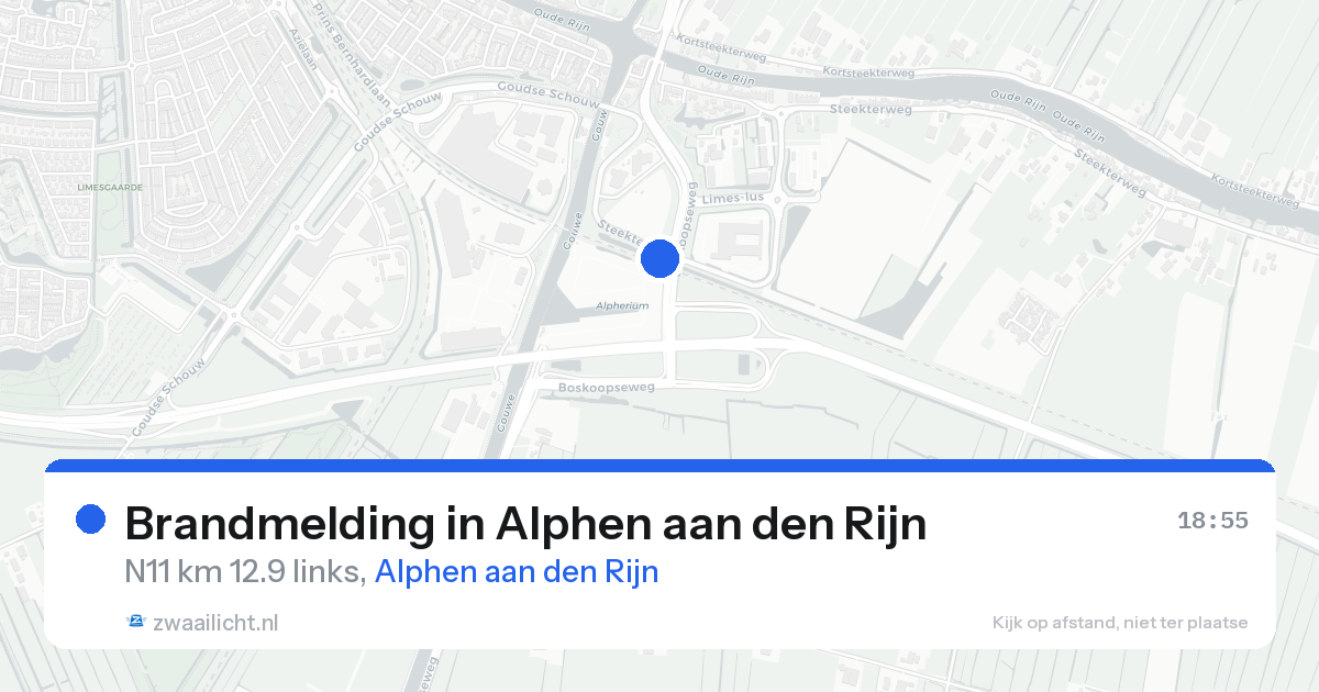 Brandmelding in Alphen aan den Rijn — 17 aug 2026