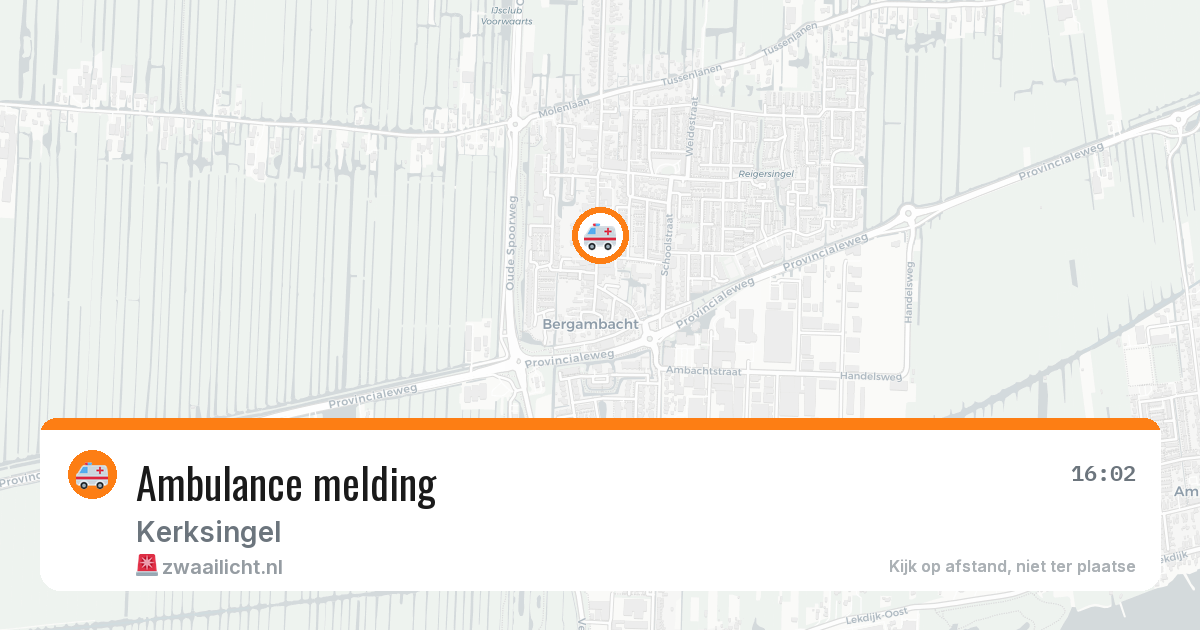 Ambulance melding — 23 apr 2026