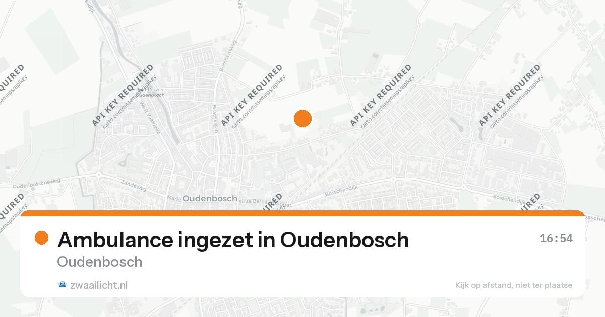 Ambulance ingezet in Oudenbosch — 26 aug 2026