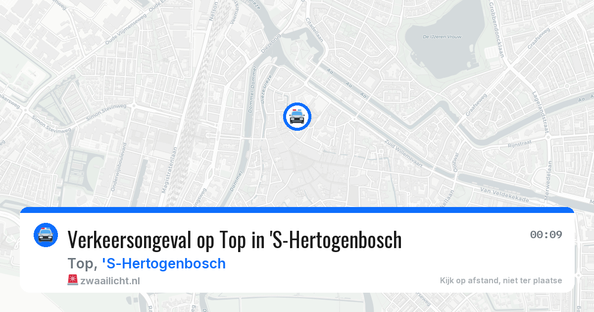Verkeersongeval op Top in 'S-Hertogenbosch — 16 apr 2026