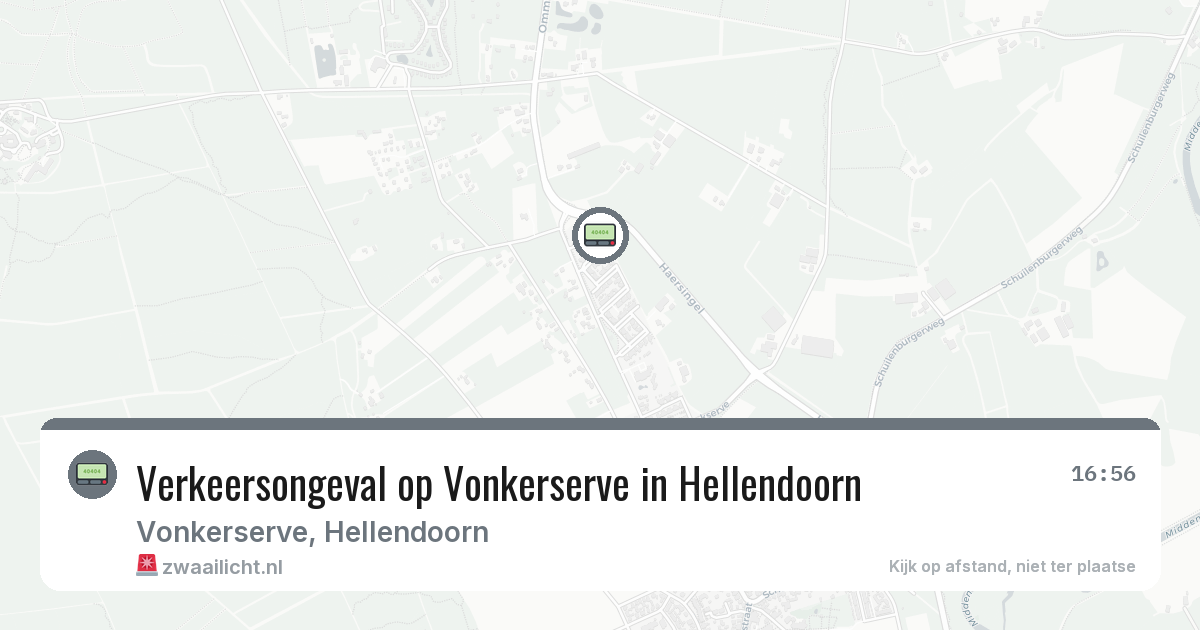 Verkeersongeval op Vonkerserve in Hellendoorn — 9 jun 2026