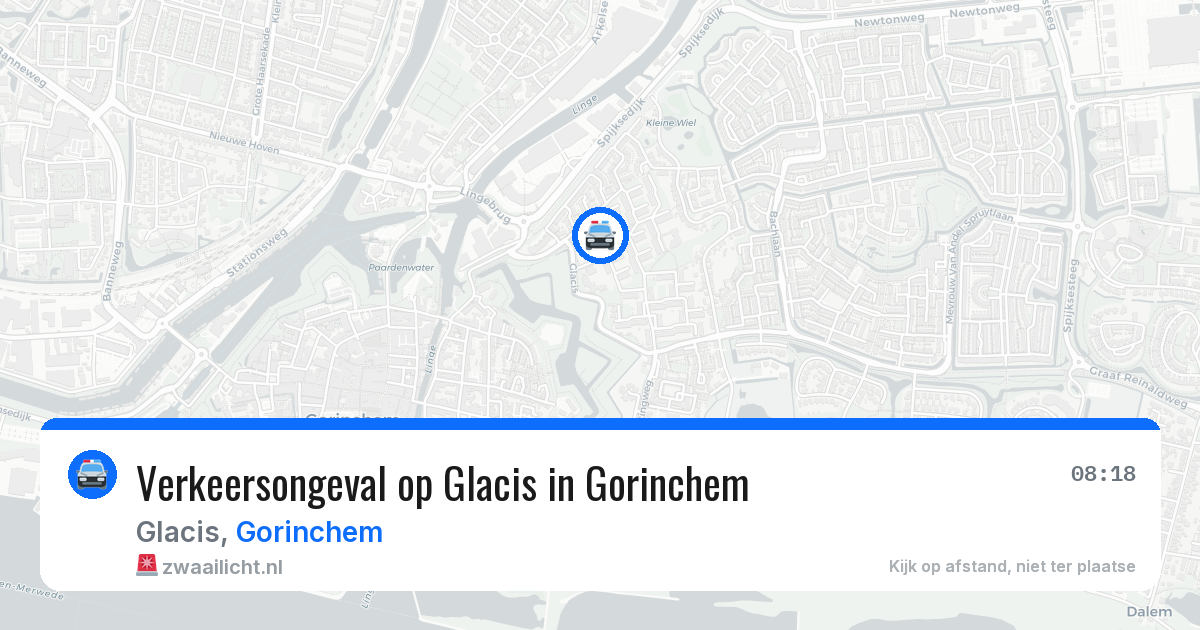Verkeersongeval op Glacis in Gorinchem — 2 jul 2026