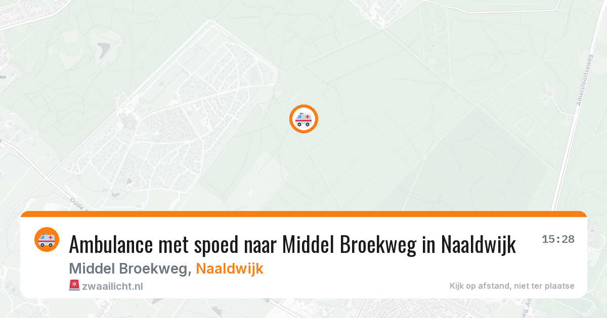 Ambulance met spoed naar Middel Broekweg in Naaldwijk — 18 jan 2026