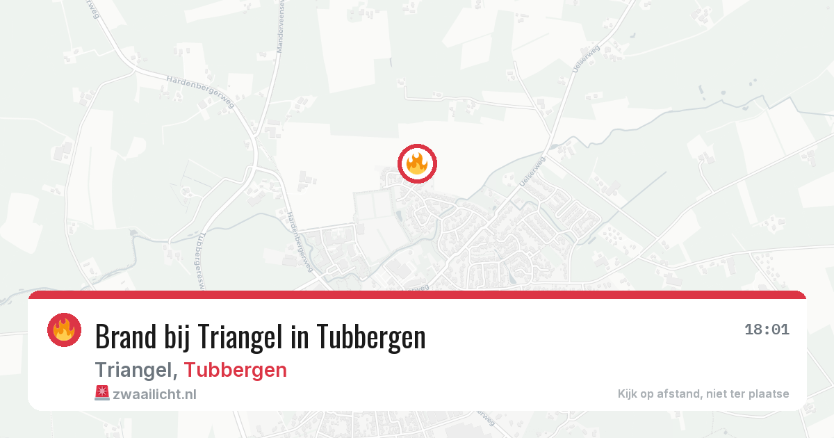 Brand bij Triangel in Tubbergen — 24 jun 2026