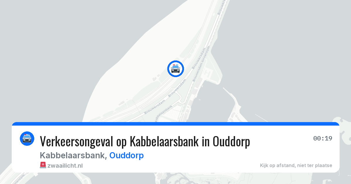 Verkeersongeval op Kabbelaarsbank in Ouddorp — 14 jun 2026