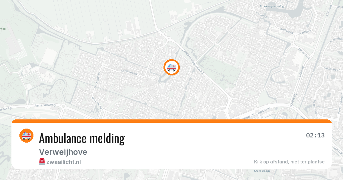 Ambulance melding — 11 feb 2026