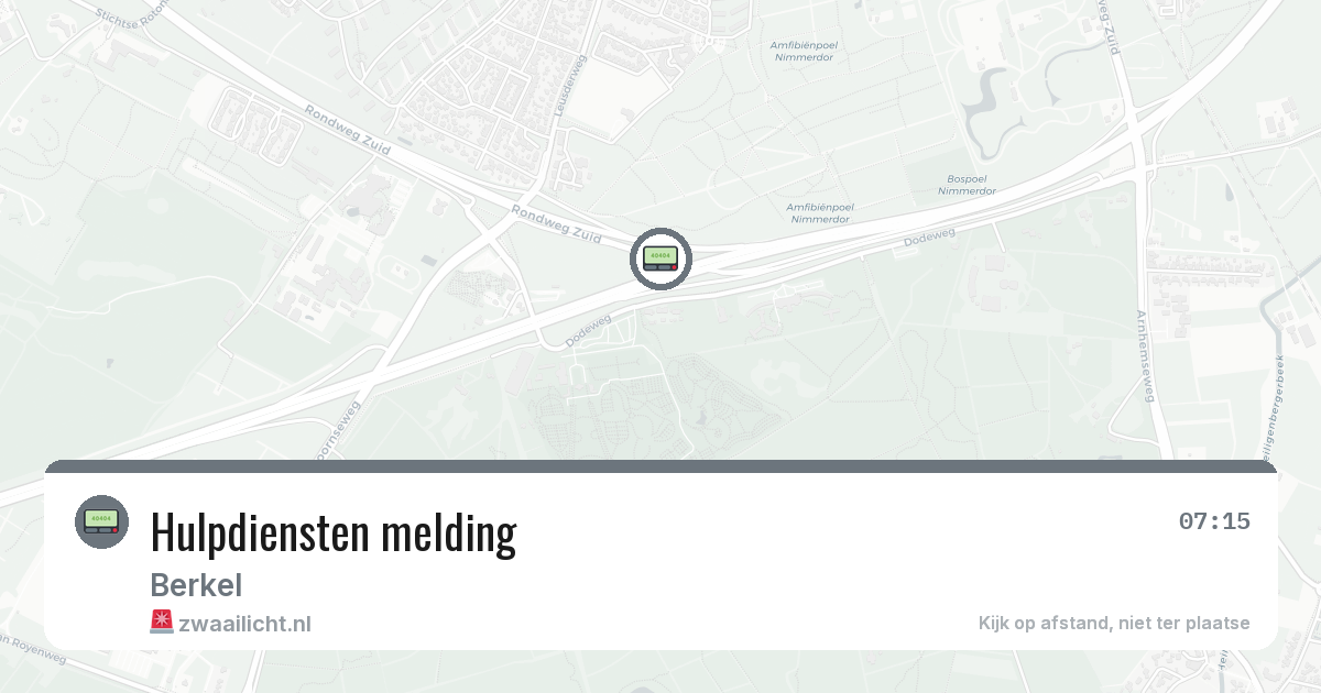 Hulpdiensten melding — 30 jan 2026