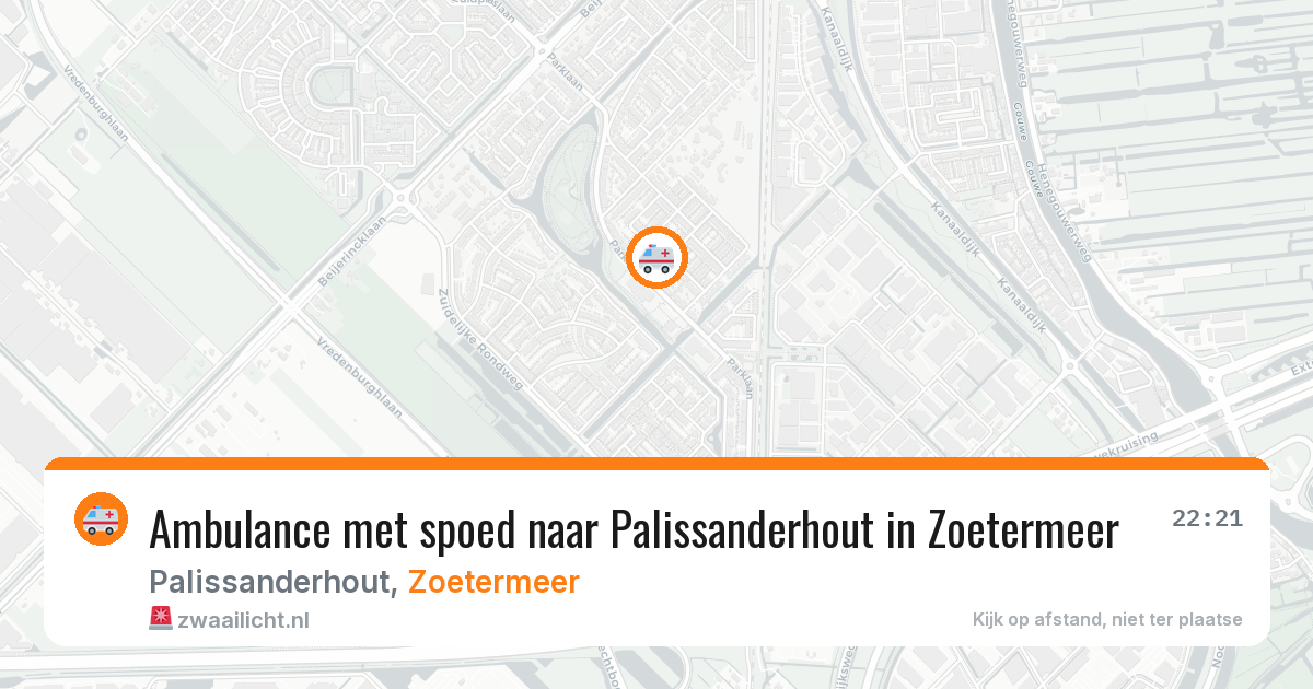 Ambulance met spoed naar Palissanderhout in Zoetermeer — 18 jan 2026