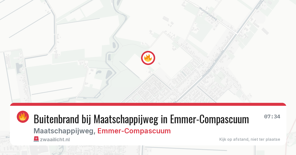 Buitenbrand bij Maatschappijweg in Emmer-Compascuum — 28 jul 2026