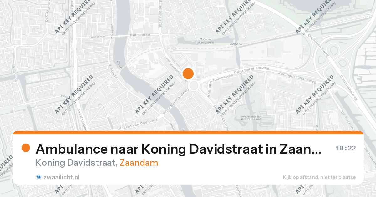 Ambulance naar Koning Davidstraat in Zaandam — 9 jun 2026