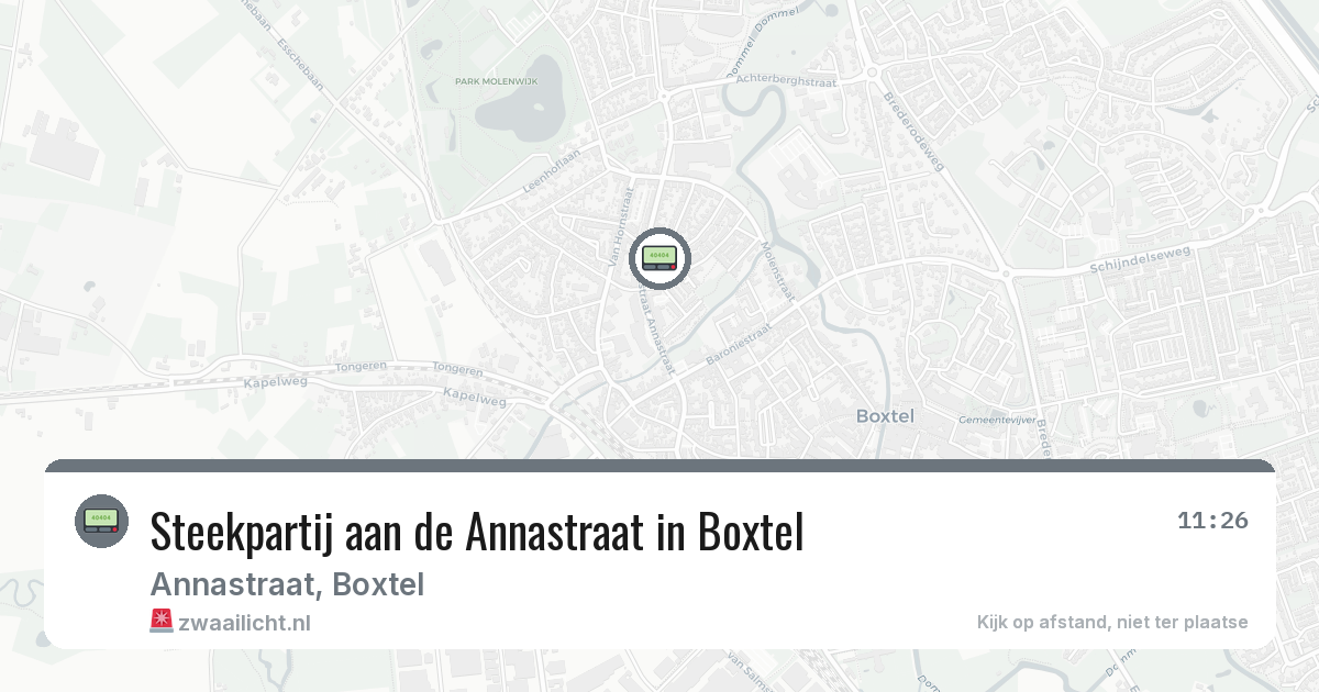 Steekpartij aan de Annastraat in Boxtel — 22 feb 2026