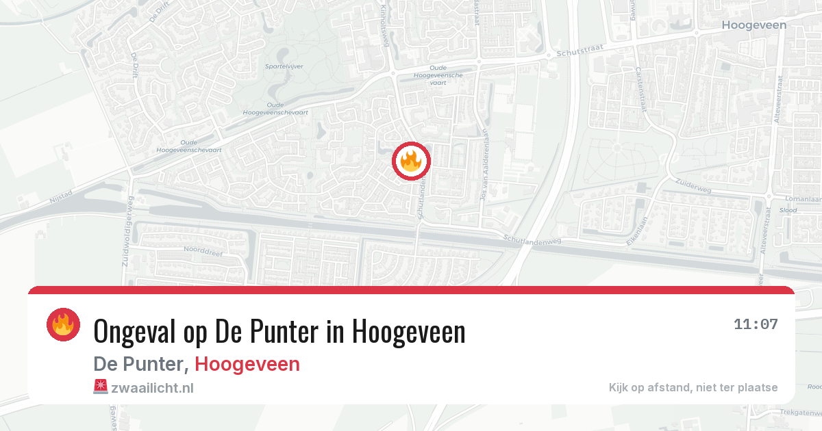 Ongeval op De Punter in Hoogeveen — 18 mrt 2026