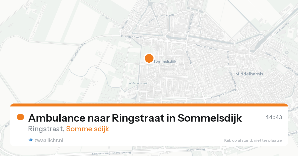 Ambulance naar Ringstraat in Sommelsdijk — 18 aug 2026