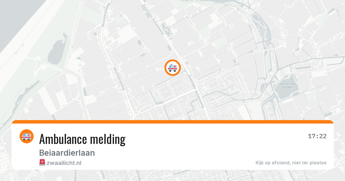 Ambulance melding — 17 mrt 2026