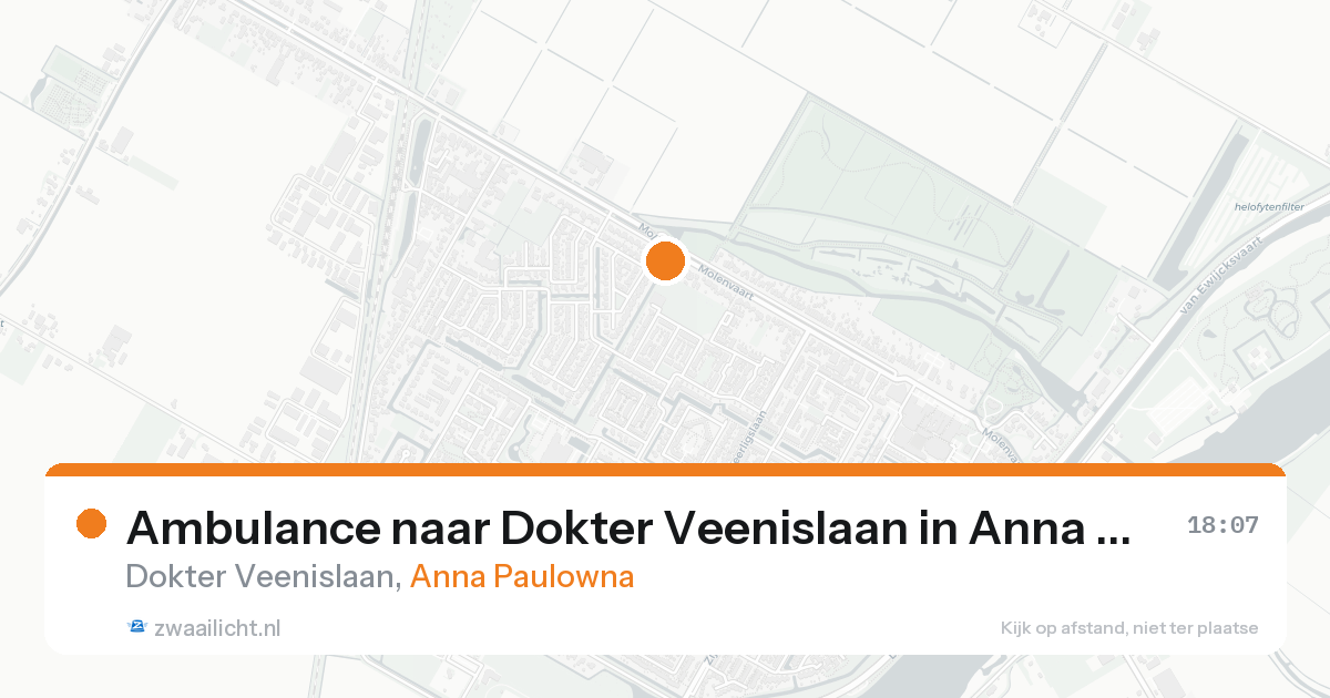 Ambulance naar Dokter Veenislaan in Anna Paulowna — 31 jan 2026