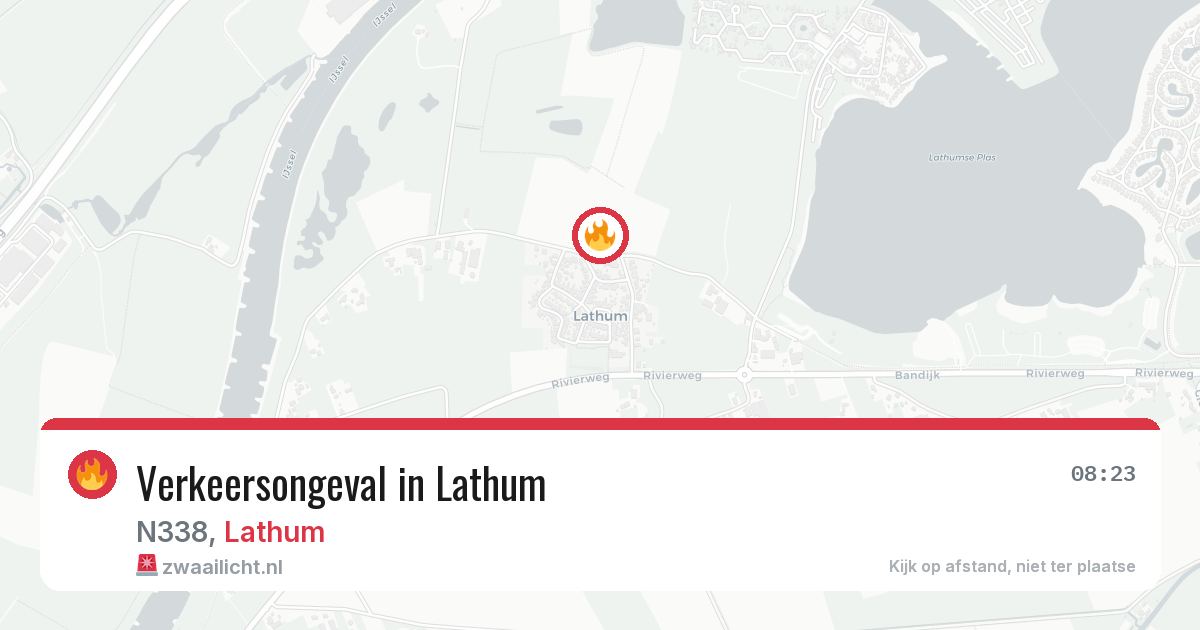 Verkeersongeval in Lathum — 10 mrt 2026