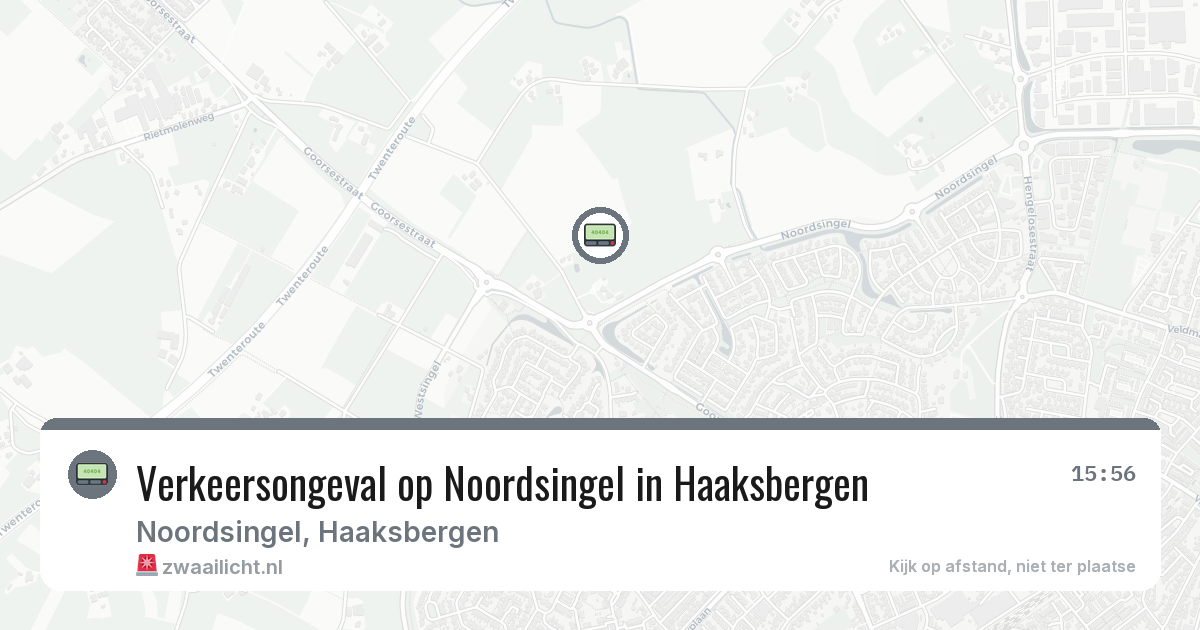 Verkeersongeval op Noordsingel in Haaksbergen — 21 mei 2026