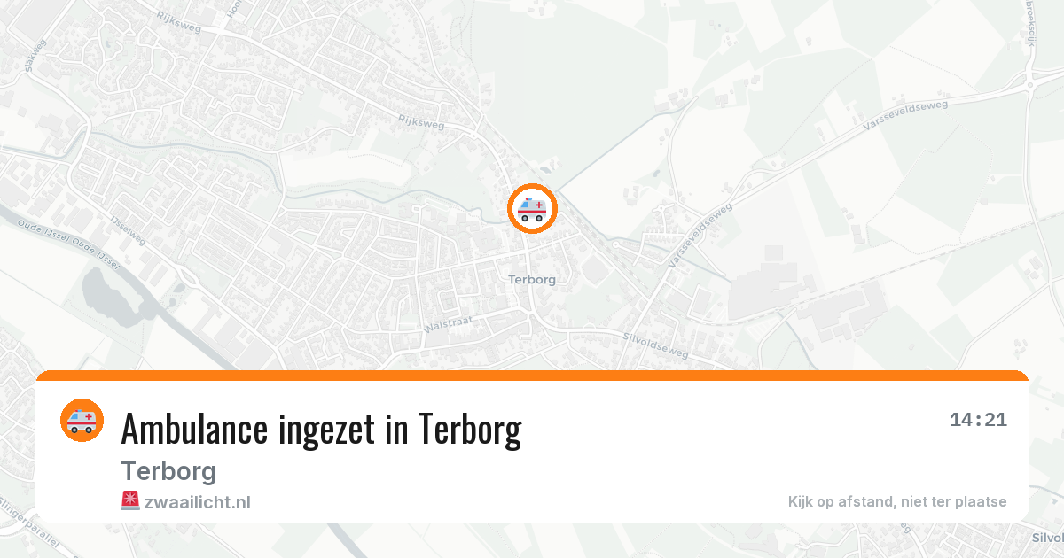 Ambulance ingezet in Terborg — 29 jun 2026