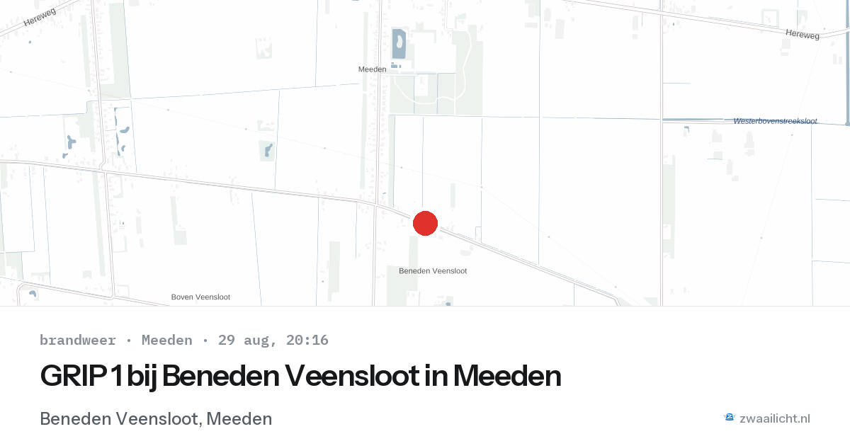 GRIP 1 bij Beneden Veensloot in Meeden — 29 aug 2026