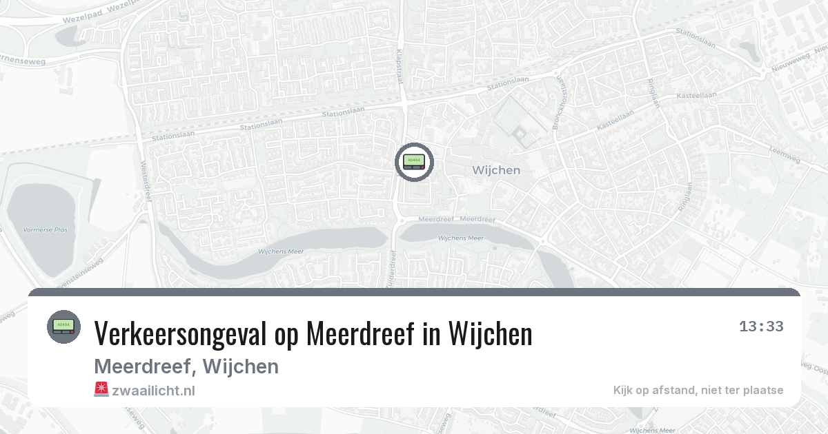 Verkeersongeval op Meerdreef in Wijchen — 8 feb 2026