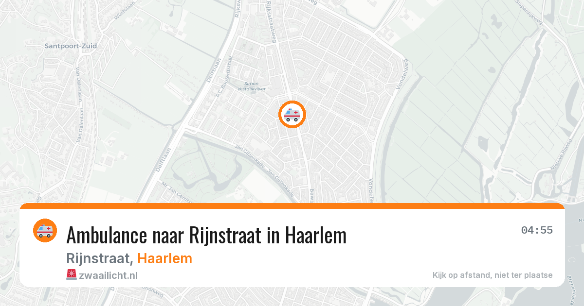 Ambulance naar Rijnstraat in Haarlem — 7 apr 2026