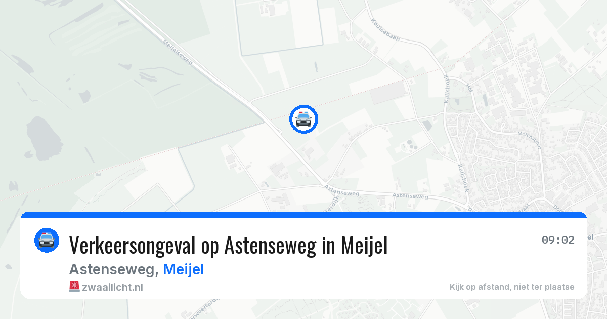 Verkeersongeval op Astenseweg in Meijel — 22 jun 2026