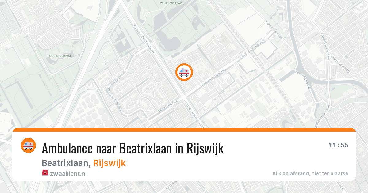 Ambulance naar Beatrixlaan in Rijswijk — 8 mei 2026