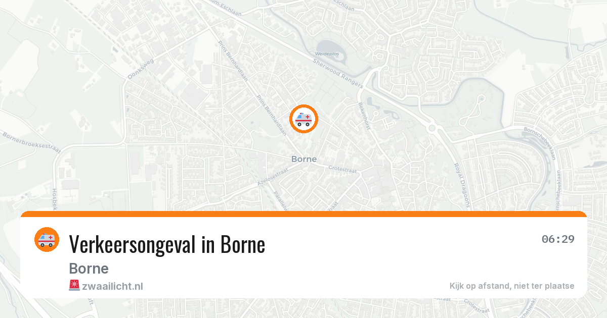 Verkeersongeval in Borne — 9 mei 2026