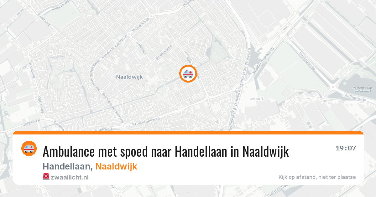 Ambulance met spoed naar Handellaan in Naaldwijk — 23 jun 2026