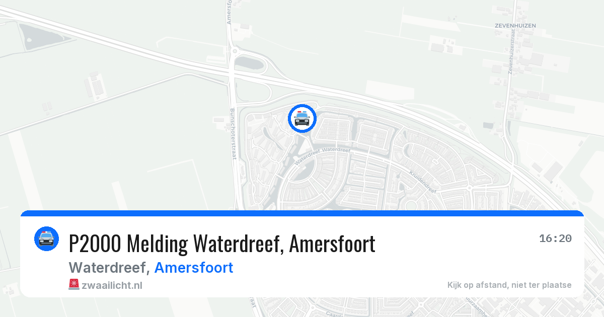 P2000 Melding Waterdreef, Amersfoort — 2 jul 2026