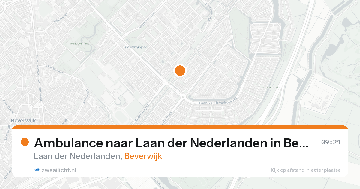 Ambulance naar Laan der Nederlanden in Beverwijk — 24 mei 2026