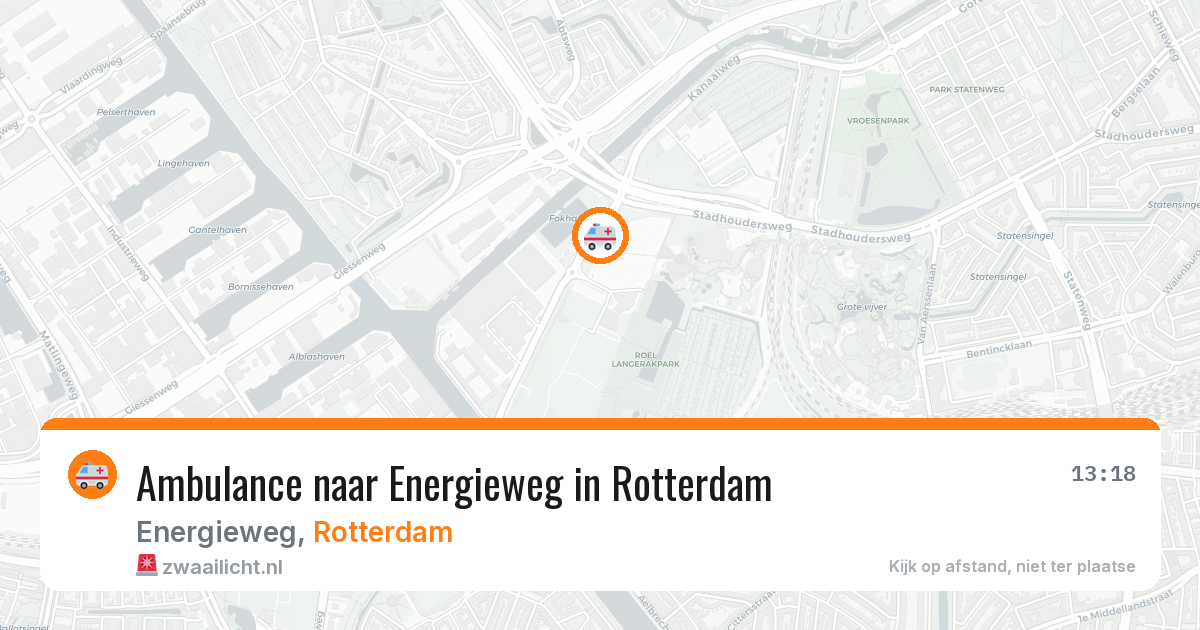 Ambulance naar Energieweg in Rotterdam — 11 jun 2026
