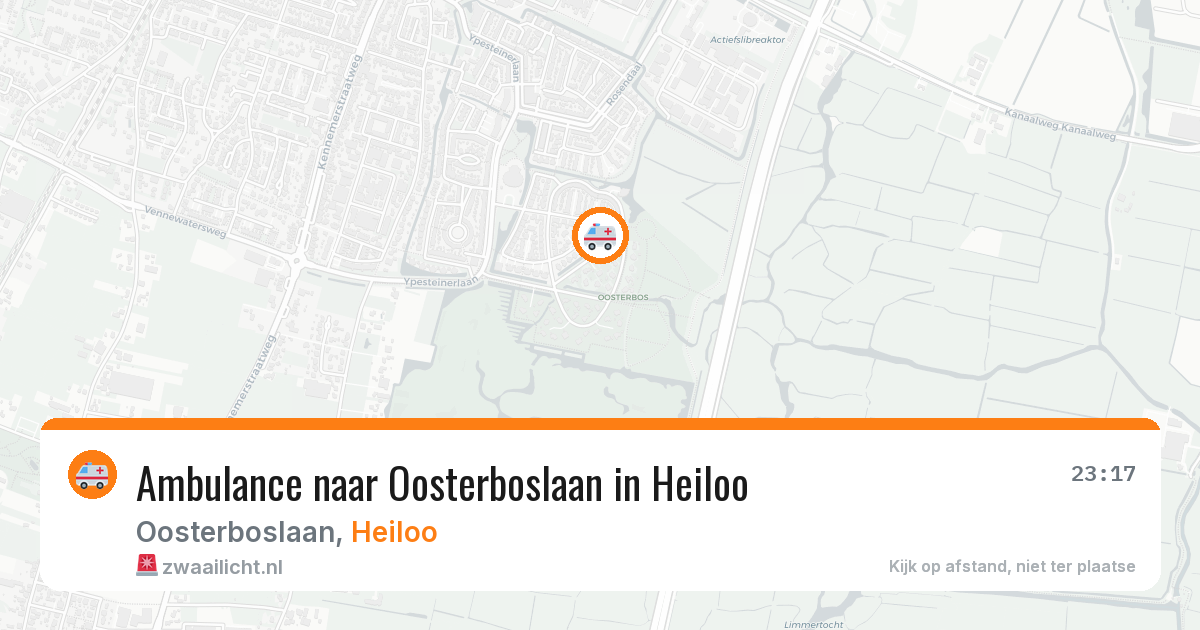 Ambulance naar Oosterboslaan in Heiloo — 6 jul 2026