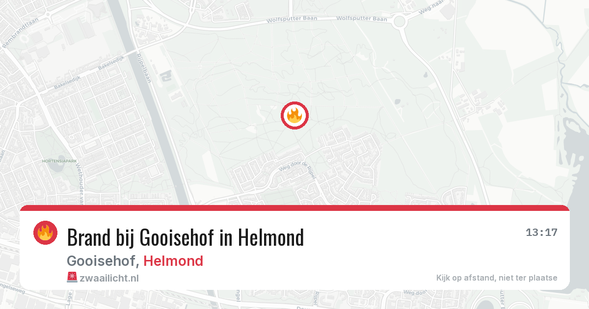 Brand bij Gooisehof in Helmond — 20 mei 2026