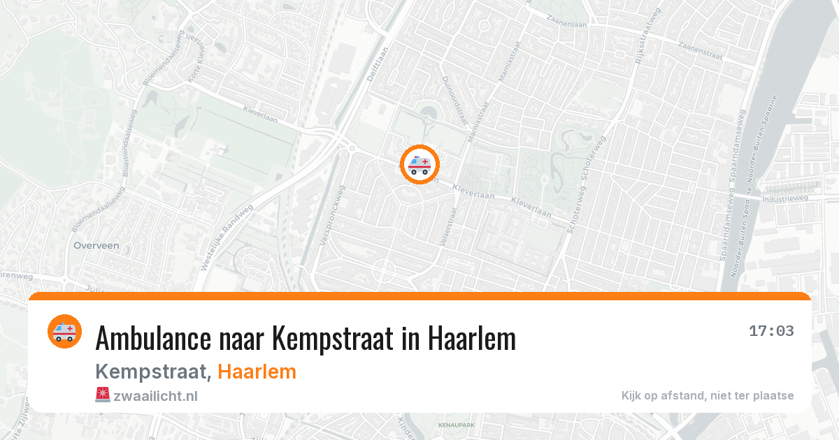 Ambulance naar Kempstraat in Haarlem — 22 apr 2026