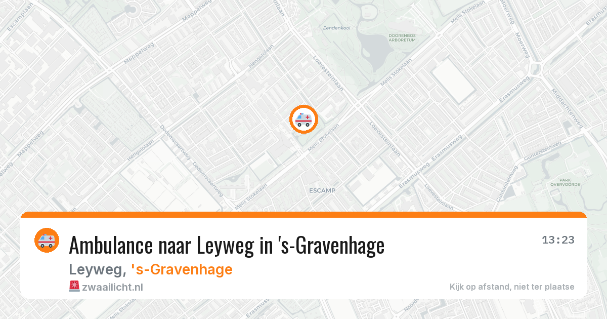 Ambulance naar Leyweg in 's-Gravenhage — 5 mrt 2026