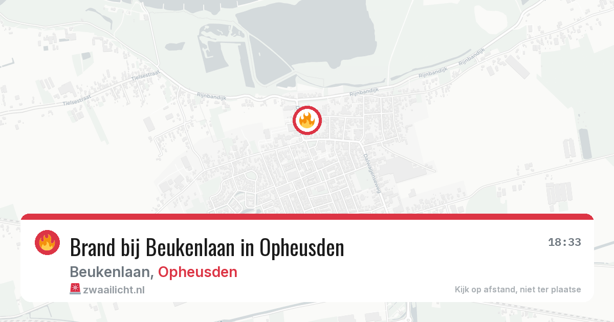 Brand bij Beukenlaan in Opheusden — 20 jun 2026