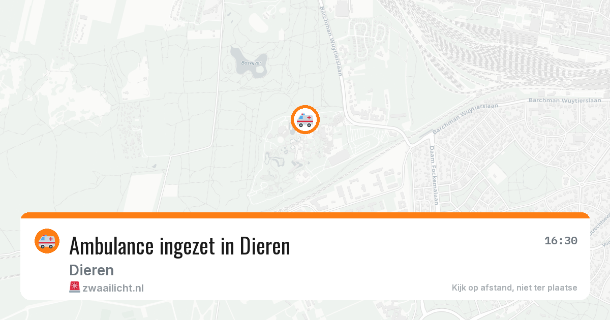 Ambulance ingezet in Dieren — 29 jan 2026