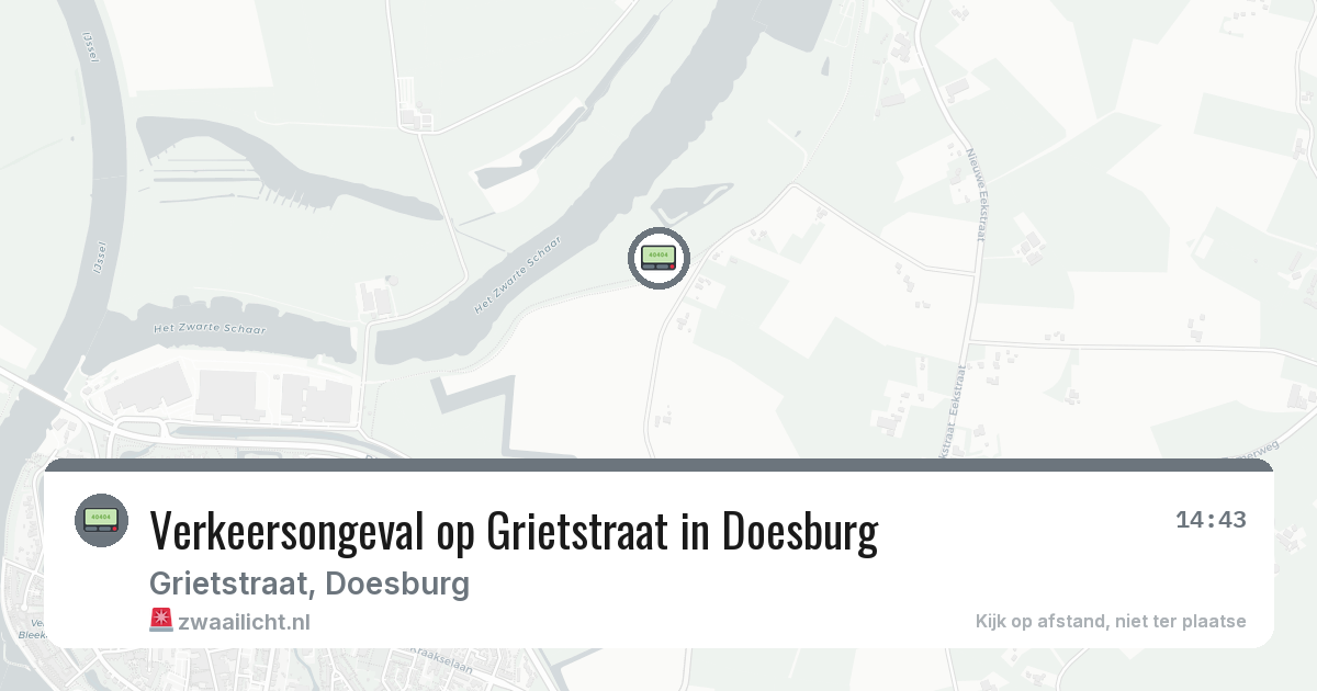Verkeersongeval op Grietstraat in Doesburg — 10 jul 2026