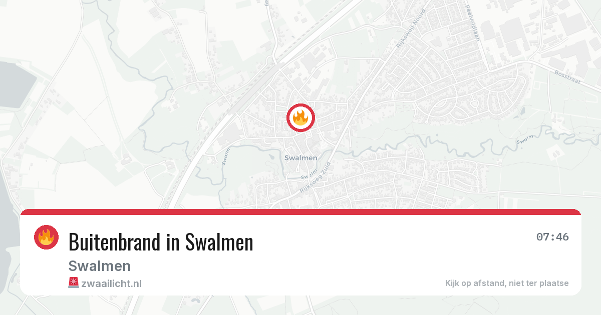 Buitenbrand in Swalmen — 27 jun 2026