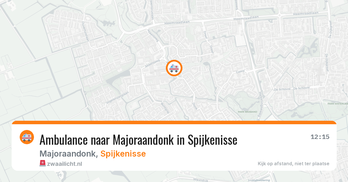 Ambulance naar Majoraandonk in Spijkenisse — 29 jun 2026