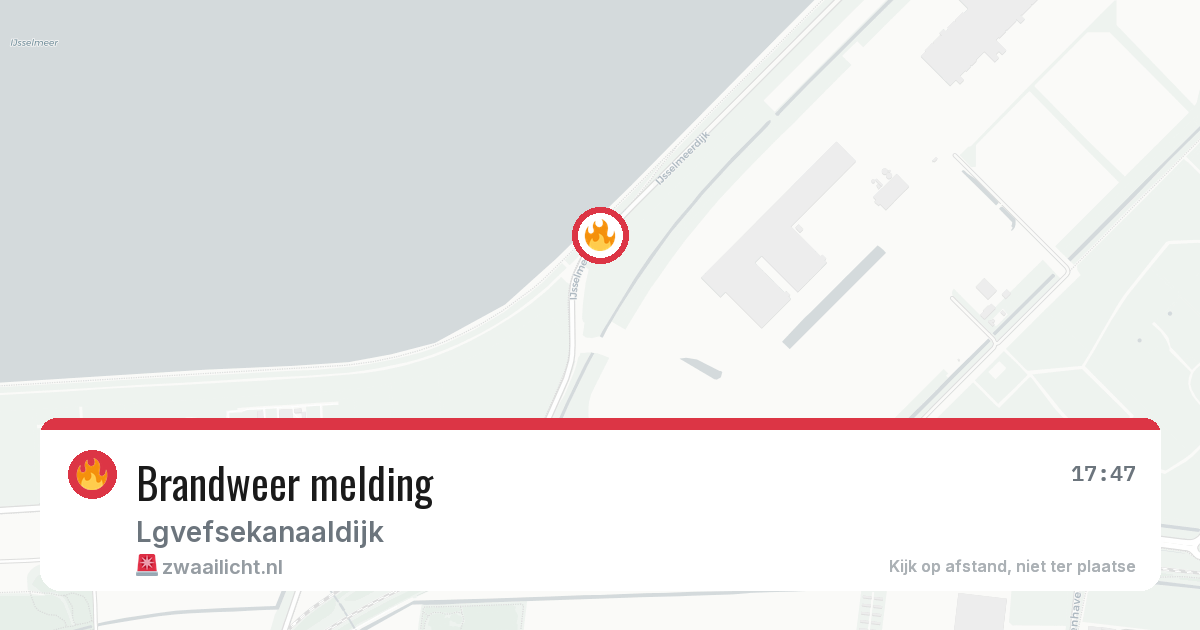Brandweer melding — 15 jun 2026