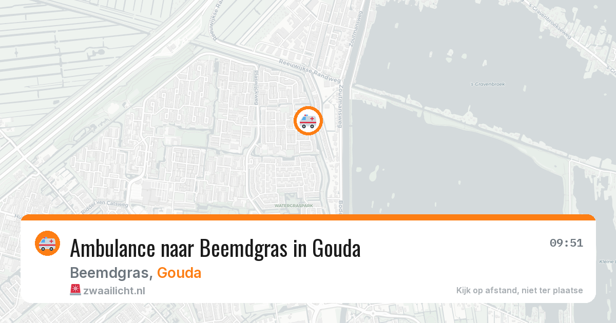 Ambulance naar Beemdgras in Gouda — 29 jul 2026