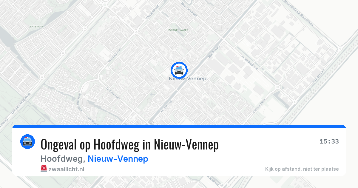 Ongeval op Hoofdweg in Nieuw-Vennep — 4 mei 2026