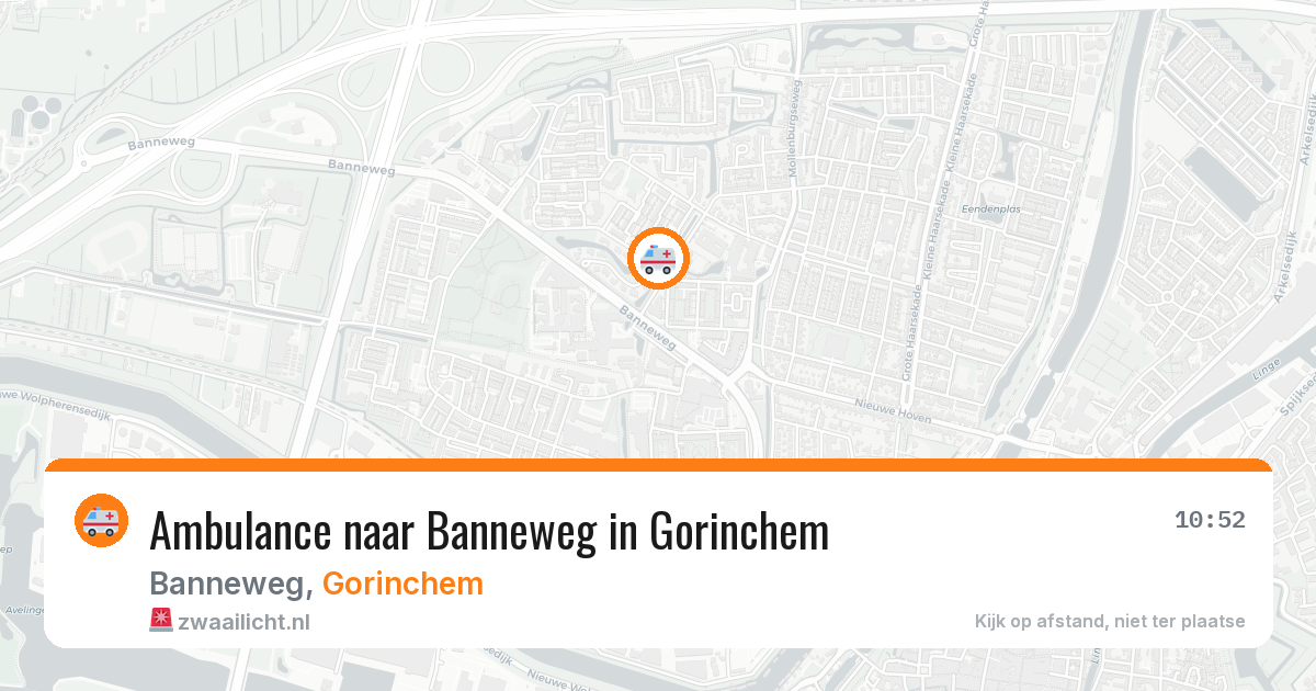 Ambulance naar Banneweg in Gorinchem — 29 jan 2026