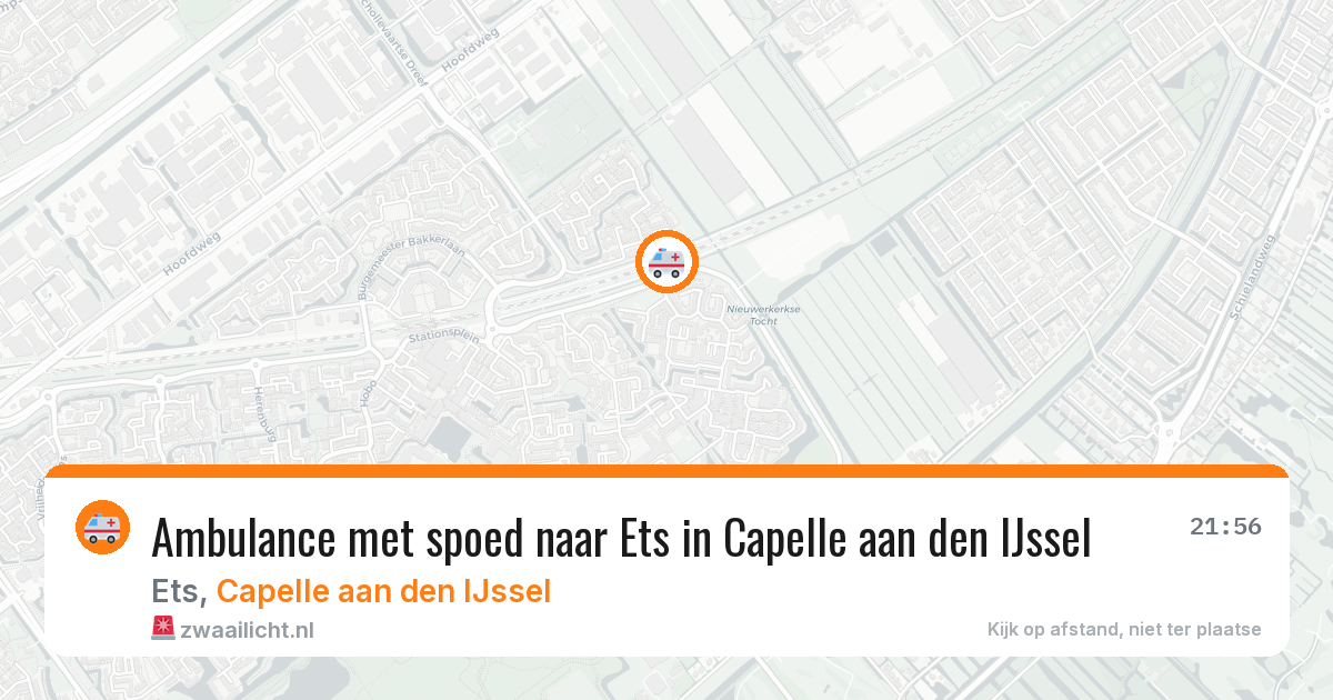 Ambulance met spoed naar Ets in Capelle aan den IJssel — 4 jun 2026