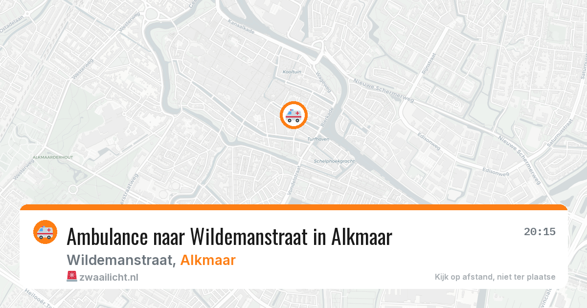 Ambulance naar Wildemanstraat in Alkmaar — 21 mei 2026