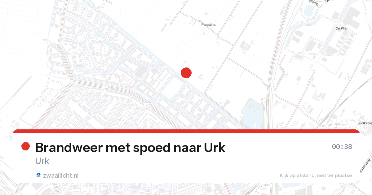 Brandweer met spoed naar Urk — 6 feb 2026 | 🚨 Zwaailicht.nl